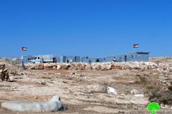الاحتلال يخطر بوقف العمل في مدرسة شعب البطم شرق يطا