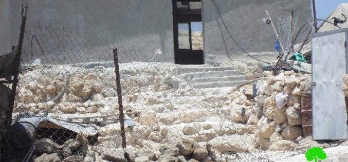 Demolition orders on residences in the Hebron area of Masafer Yatta