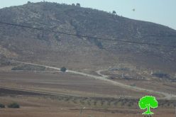 الاحتلال الإسرائيلي يصدر إخطاراً عسكرياً باستمرار وضع اليد على أراض في قرية سالم