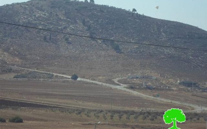 الاحتلال الإسرائيلي يصدر إخطاراً عسكرياً باستمرار وضع اليد على أراض في قرية سالم