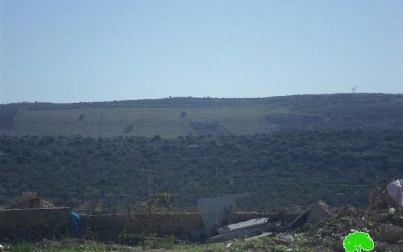 The Israeli Occupation establishes a watchtower in Dhaher Soboh area