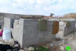 الاحتلال يهدد بهدم مسكنين في خربة المفقرة شرق يطا
