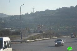 A new Israeli military base set up west Nablus city