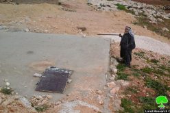 Stop-work orders on a residence and water well in the Yatta hamlet of Al-Majaz