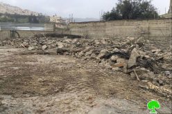 جرافات الاحتلال تهدم مسكناً قيد الإنشاء في حي واد قدوم