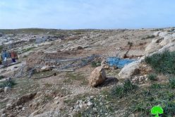 الاحتلال يهدم خيمة للسكن في خربة المفقرة شرق يطا