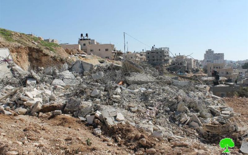 The Israeli Occupation Forces demolish residences in Jerusalem neighborhoods