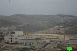 Expansion works in the Israeli industrial zone of Binyamin, north Occupied Jerusalem