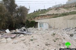 سلطات الاحتلال تهدم أساسات بناية سكنية في جبل المكبر بحجة البناء بدون ترخيص