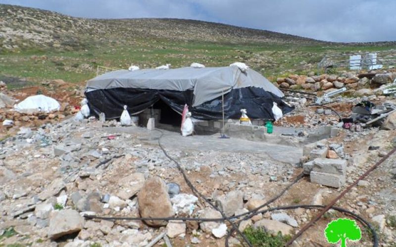 Israeli Occupation Forces demolish residential and agricultural structures in Yatta town