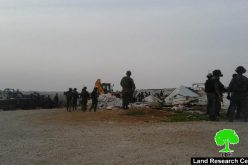 Israeli Occupation Forces demolish six residences in Um Al-Kheir hamlet