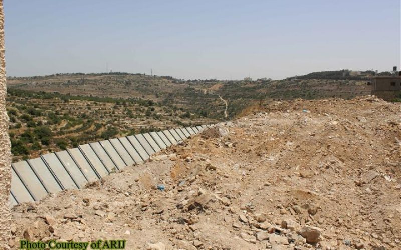 “For Security Purposes”
The Israeli Bulldozers razed about 2 dunums of Lands in Al-Khader town northwest of Bethlehem Governorate