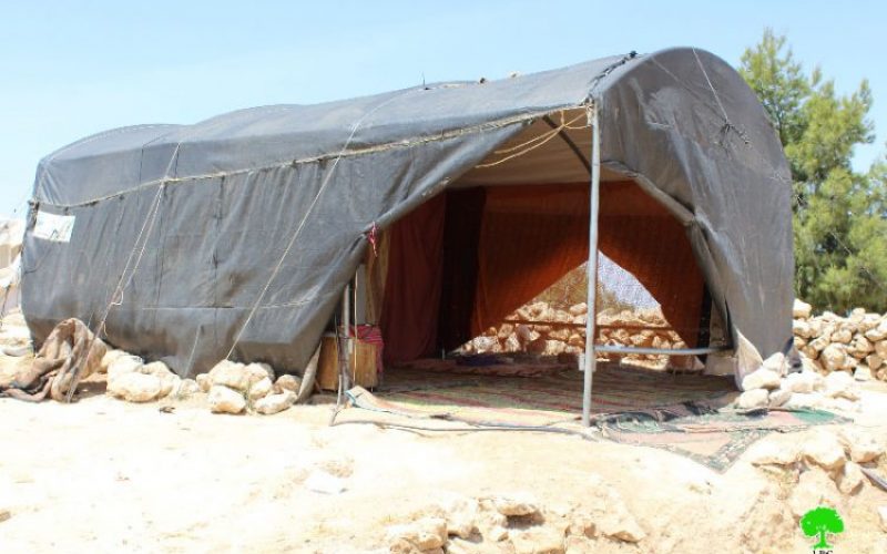 Stop-Work orders on residential and agricultural structure in the Hebron Hamlet of Susiya