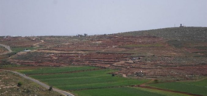 Israeli Occupation Forces demolish fences in Nablus governorate