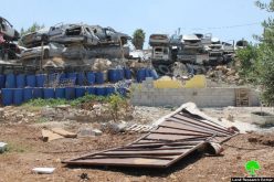 Israeli Occupation Forces demolish an agricultural residence in Jerusalem