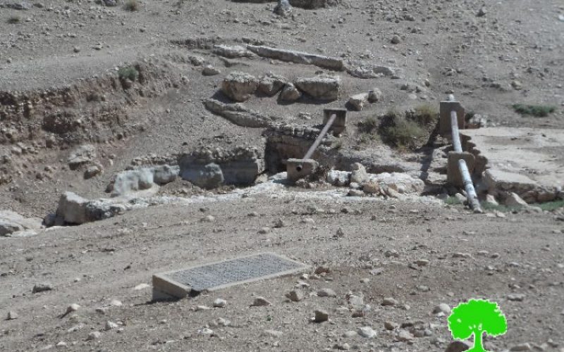 Israeli Occupation Forces notify two water pools of demolition east Tubas governorate