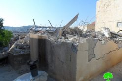Israeli Occupation Forces demolish three residences in Jenin governorate
