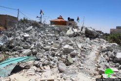 بذريعة أمنية, الاحتلال يهدم منزل في قرية بيت عمرة غرب مدينة يطا