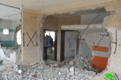 Israeli Occupation Forces demolish residence of prisoner Zaid Amer in Nablus city