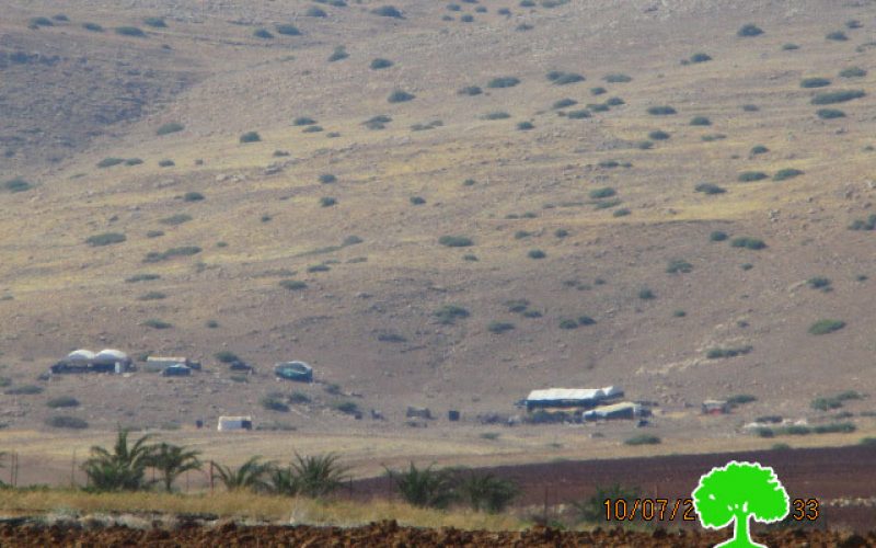 Demolition orders and confiscation acts in Tubas governorate