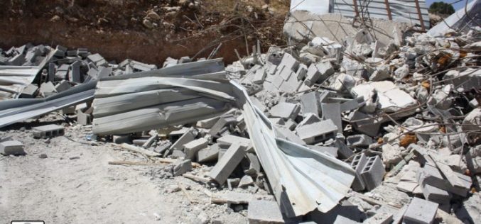 Dramatic demolition campaign targeted structures and houses in Bethlehem Governorate