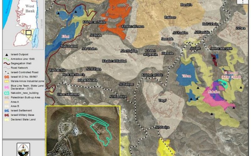 Israel deposits plan for major expansion in Nekodim settlement east of Bethlehem city