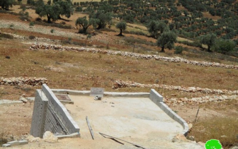 Stop-Work orders on agricultural structures in Nablus