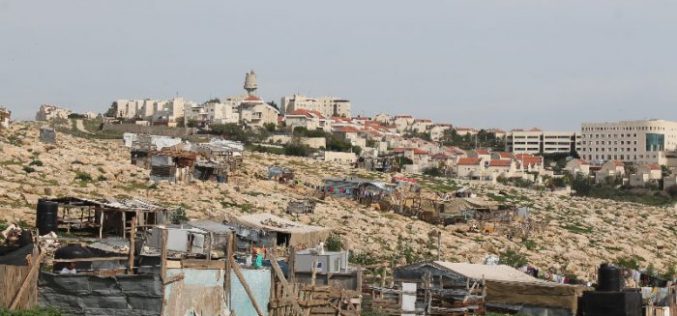 A project in the Israeli Knesset to annex Maale Adummim colony to Jerusalem city