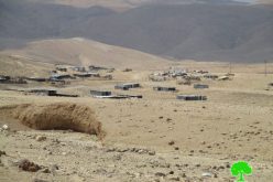 مصادرة  بيوت متنقلة في تجمع عرب المليحات في منطقة  المعرجات