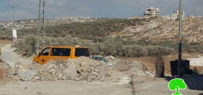 9 إغلاقات لطرق رئيسية وفرعية جنوب مدينة نابلس <br> الاحتلال يحاصر محافظة نابلس بإضافة حواجز عسكرية جديدة
