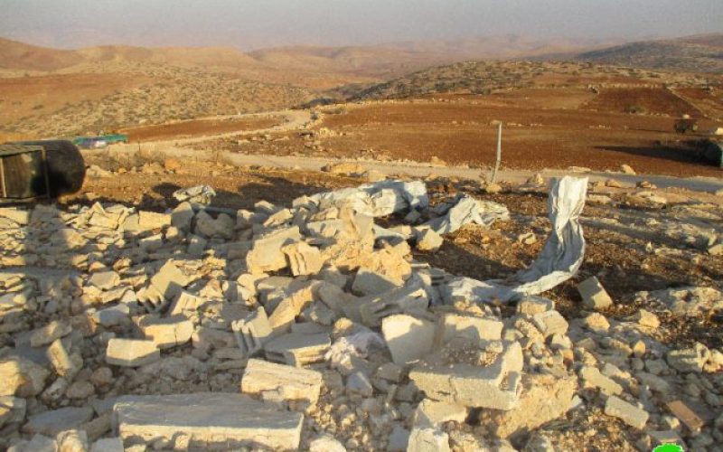 Israeli Occupation Forces demolish residential and agricultural structure in Tubas city