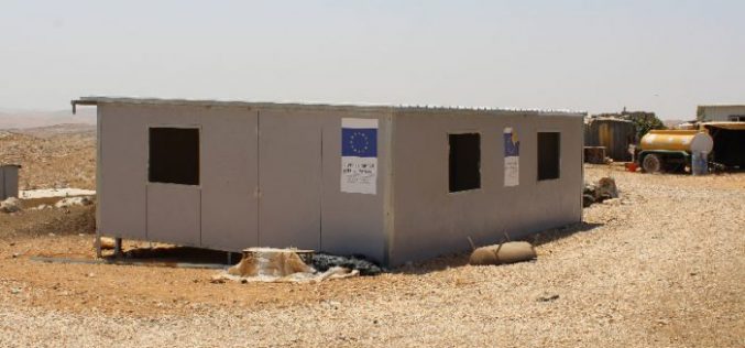 Funded by EU: Israeli Occupation Forces demolish five residences in Um Al-Kheir hamlet