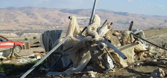 Israeli Occupation Forces demolish AL-Deir Bedouin community in Ein Al-Beida village