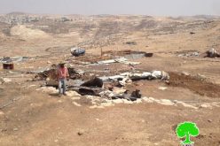 Demolition of residences and structures in the Bedouin community of Al-Maa’zi