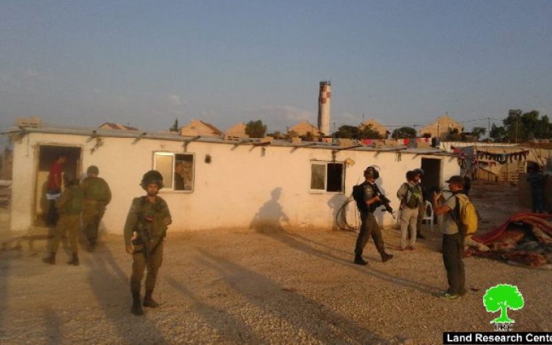 Israeli Occupation Forces demolish two residences and cultural center in the Hebron hamlet of Um Al-Kheir