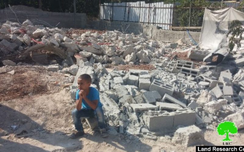 Dozers of the Israeli occupation municipality demolish two under-construction residences in Silwan