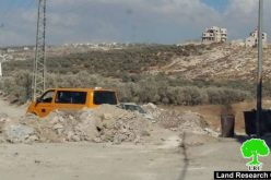 With nine closures on main and sub roads of  southern Nablus city: the Israeli occupation adds new military checkpoints