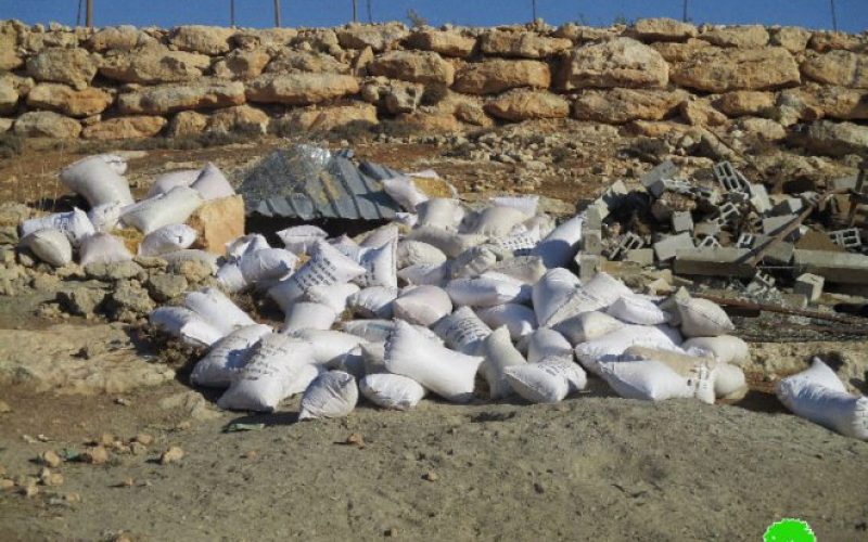 Israeli Occupation Forces demolish sheep farm in Beit Dajan village