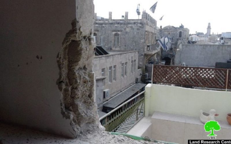 A Jerusalemite self-demolishes his house in the Old City of Jerusalem