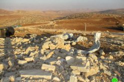 Israeli Occupation Forces demolish residential and agricultural structure in Tubas city