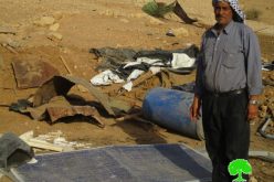 Israeli Occupation Forces demolish residential and agricultural structures in Tubas governorate