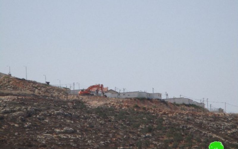 New colonial road for Migdalim colony at the expense of Nablus lands