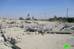 جيش الاحتلال يهدم مخازن تجارية في منطقة العوجا