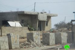 Israeli Occupation Forces notify structures of demolition and Stop-Work in Nablus governorate