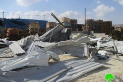 جيش الاحتلال الاسرائيلي يهدم أربعة محلات تجارية في بلدة بيتا بمحافظة نابلس