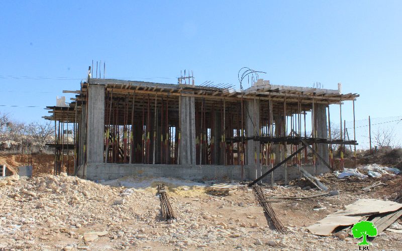 Stop-work orders in the Hebron town of Beit Ummar