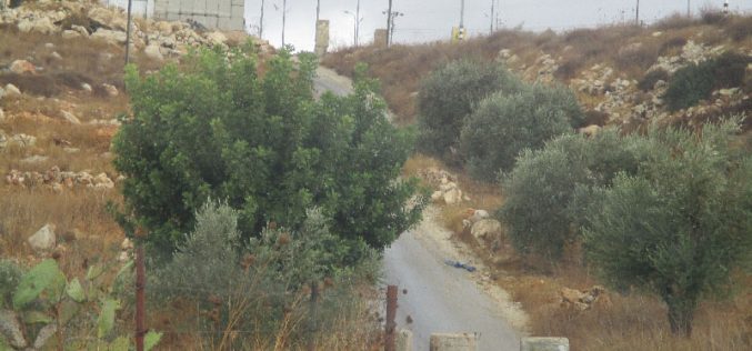 Israeli Occupation Forces close some main roads in Ramallah governorate