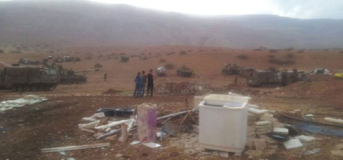 Israeli Occupation Forces turn Furush Beit Dajan village into military training zone