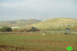 Israeli Occupation Forces demolish agricultural road Tubas governorate