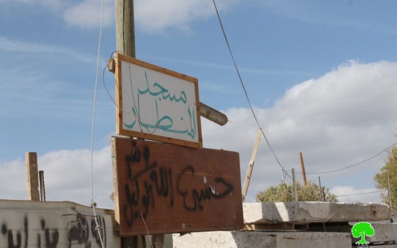 بلدية الاحتلال تهدم أساسات مسجد المنظار (ام القرى) في واد الحمص الكائن في صور باهر بحجة البناء بدون ترخيص